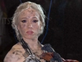 Daenerys Targaryen costume with baby dragons, Game of Thrones