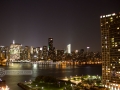 Queens, New York. Nighttime view of Manhattan from Long Island City. Buy Print