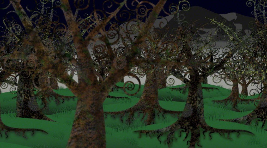 Adobe After Effects 3D layers and tree walk through, motion graphics.